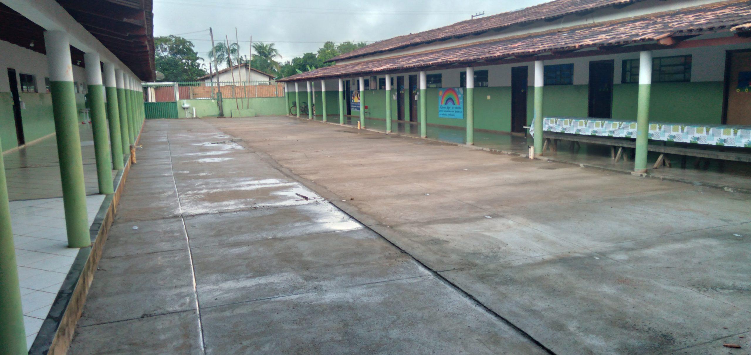 CONCLUSÃO DA OBRA DE REFORMA DO PÁTIO DA ESCOLA MUNICIPAL PERY MARQUES