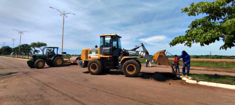 Secretaria Municipal de Obras inicia Trabalhos de Recuperação de vias urbanas
